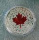 2013 Canada $20 Dollars Maple Leaf Impression Enamel 9999 Silver 213 /10000 Coins: Canada photo 2