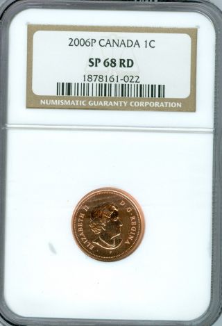 2006 - P Canada Cent Ngc Sp - 68 Red Rare photo