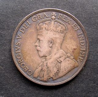 Canada 1914 50 Cents,  0.  9250 Silver,  0.  3469 Oz.  Asw,  George V Pretty Tone photo