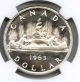 1963 Ngc Pl66 Cameo Canada $1 Silver Dollar Proof Like Coins: Canada photo 3