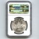 1965 Ngc Ms63 Canada $1 Silver Dollar Small Beads Pointed 5 Type 1 Coins: Canada photo 2
