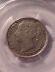 1885 Newfoundland 20 Cent Silver Pcgs Vf Details Low Mintage Tough Date G28 Coins: Canada photo 1