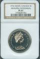 1974 Canada Winnipeg $1 Clad Dollar Ngc Pl67 2nd Finest Graded Coins: Canada photo 1