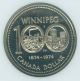 1974 Canada Winnipeg $1 Clad Dollar Ngc Pl67 2nd Finest Graded Coins: Canada photo 2