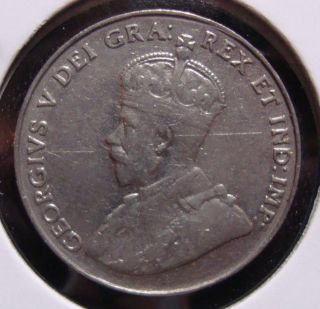 1935 5c Canada 5 Cents,  King George V Nickel,  Canadian,  3489 photo