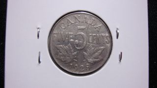 1928 5c Canada 5 Cents,  King George V Nickel,  Canadian,  3302 photo