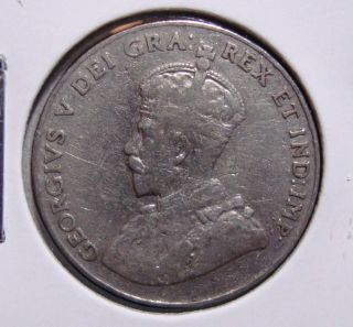 1928 5c Canada 5 Cents,  King George V Nickel,  Canadian,  3310 photo