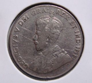 1928 5c Canada 5 Cents,  King George V Nickel,  Canadian,  3295 photo