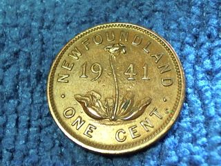 1941 - C Newfoundland Small Cent photo