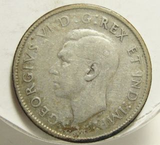1945 25c Canada 25 Cents,  Silver,  Canadian Quarter 4372 photo