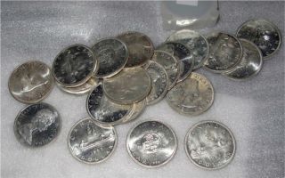 Canada Silver Dollar,  20 Dollars Roll1959 - 1967 photo
