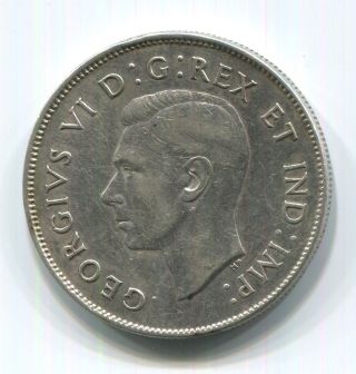 1944 50c Canada 50 Cents Silver Coin Km 36 Au photo