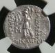 Ancient Greek: Cappadocian Kingdom; Ariarathes Vi,  Ar Drachm,  130 Bc.  Ngc Ch Xf Coins: Ancient photo 1
