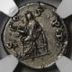 Marcus Aurelius Ngc Vf Rare Rome Hybrid Denarius (mule Commodus Reverse Die) Coins: Ancient photo 1
