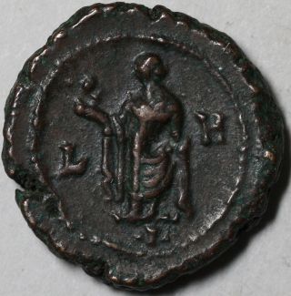 293 Maximianus Roman Egypt Billon Tetradrachm Officina Error (elpis) photo