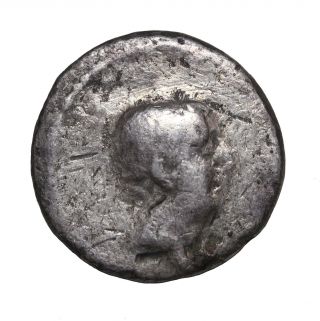 Rare L.  Livineius Regulus 42 Bc Ar Denarius Ancient Roman Republic Silver Coin photo