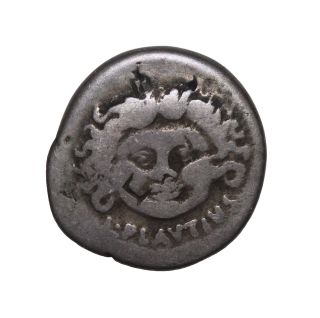 L.  Plautius Plancus 47 Bc Ar Denarius Medusa Ancient Roman Republic Silver Coin photo