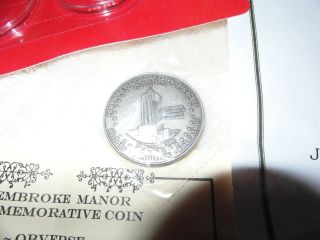 Pembroke Manor Commemorative Coin photo