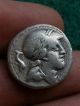 Roman Silver Republican Denarius With Portrait To Identify,  Circa 300 - 27 Bc.  Ag Coins: Ancient photo 4