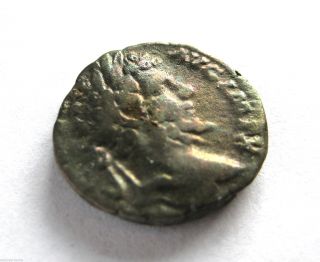 200 A.  D Emperor Septimus Severus Roman Period Imperial Ar Silver Denarius Coin photo
