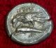 Moesia Silver Drachm Istros 4th Century Bc - Two Facing Male Heads & Eagle (622) Coins: Ancient photo 2