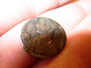 Rare Constans Ae20 Alexandria 337 - 350 Ad Ancient Roman Imperial Coin Nr Vgc photo