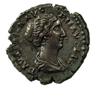 Faustina Ii Junior 138 - 161 Ad Ar Denarius Ric.  502 Xf Roman Empire Silver Coin photo
