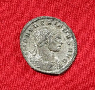 Fully Silvered Aurelian Ae Antoninianus.  