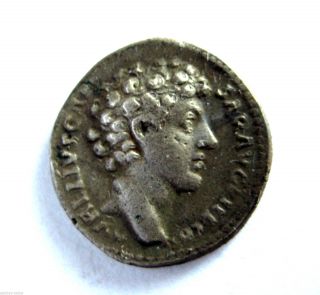 C.  145 A.  D British Found Marcus Aurelius Roman Imperial Ar Silver Denarius Coin photo