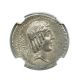 90 Bc L.  C.  Piso Frugi Ar Denarius Ngc Ch Au (ancient Roman) Coins: Ancient photo 2