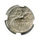 90 Bc L.  C.  Piso Frugi Ar Denarius Ngc Ch Au (ancient Roman) Coins: Ancient photo 3