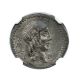 90 Bc L.  C.  Piso Frugi Ar Denarius Ngc Ch Au (ancient Roman) Coins: Ancient photo 2
