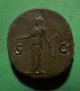 Tater Roman Imperial Ae As Coin Of Hadrian Diana Coins: Ancient photo 1