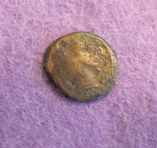 Scarce Bronze Coin Of Zeugitana Carthage 4 - 3rd Cent.  B.  C.  Scarce photo