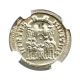 Ad 286 - 310 Maximian Ar Argenteus Ngc Ch Au Star (ancient Roman) Coins: Ancient photo 3