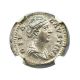 Ad 138 - 140/1 Faustina Sr.  Ar Denarius Ngc Au (ancient Roman) Coins: Ancient photo 2