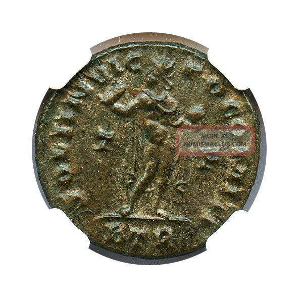 Ad 307 - 337 Constantine I Bi Nummus Ngc Au (ancient Roman)