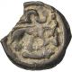 [ 65210] Rèmes,  Région De Reims,  Potin Au Guerrier Courant Coins: Medieval photo 1