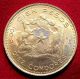 Chile - Gold 100 Pesos 1952 - Km 175 About X.  F South America photo 1