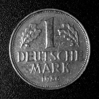 Germany - Federal Republic Mark 1956f Km 110 Rare photo