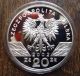 Poland 2002 Silver Coin 20 Zl - Zolw (emys Orbicularis (turtle) - Wildlife Series Europe photo 2