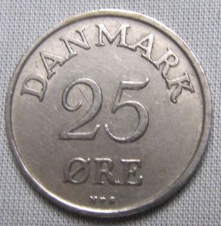 Denmark 1954 - 25 Ore - Frederik Ix photo