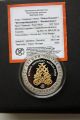 Kazakhstan 500 Tenge,  2010 Gold Of Nomads Gold Plated Silver Coin With Asia photo 1