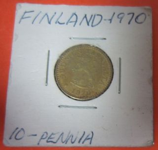 Finland 10 Pennia,  1970 photo