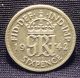6 Pence,  1942 - Great Britain -.  5000 Silver -.  0455 Asw - Km 852 UK (Great Britain) photo 2