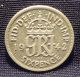 6 Pence,  1942 - Great Britain -.  5000 Silver -.  0455 Asw - Km 852 UK (Great Britain) photo 4
