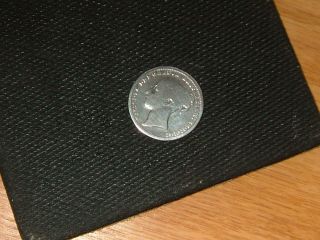 British 1875 1 - Shilling Coin Silver Vr Xf photo