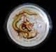 2012 Australia 1 Oz Silver Lunar Year Of The Dragon $1 Colorized Coin Andy Show Australia photo 5