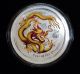 2012 Australia 1 Oz Silver Lunar Year Of The Dragon $1 Colorized Coin Andy Show Australia photo 7