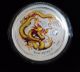 2012 Australia 1 Oz Silver Lunar Year Of The Dragon $1 Colorized Coin Andy Show Australia photo 8
